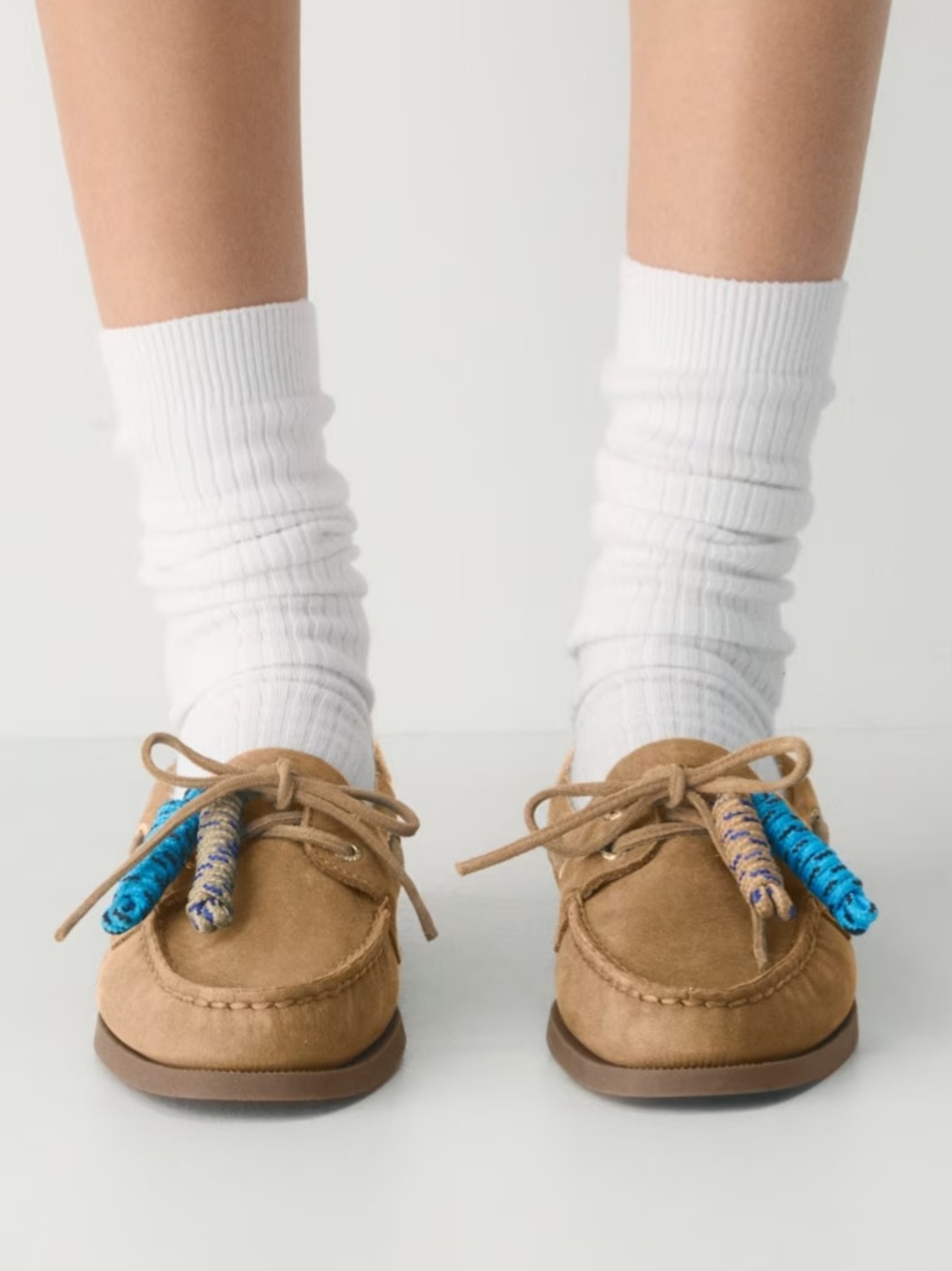 NWT Sperry /ARITZIA Tan Khaki AO Boat Shoes Size 8